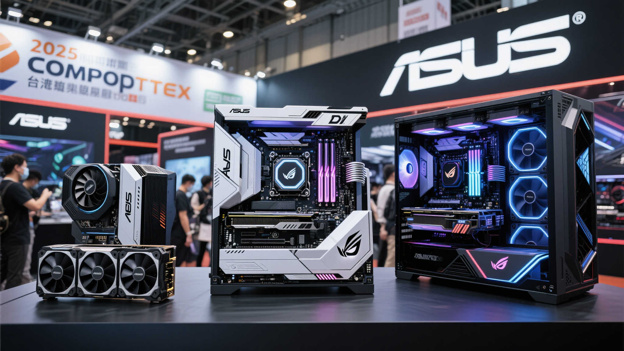 华硕2025 COMPUTEX震撼亮相,多款高品质DIY新品全面进化 华硕2025 COMPUTEX震撼亮相,多款高品质DIY新品全面进化