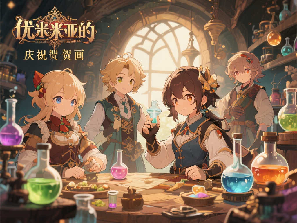 《优米雅的炼金工房》纪念贺图公开 角色设计师倾情创作